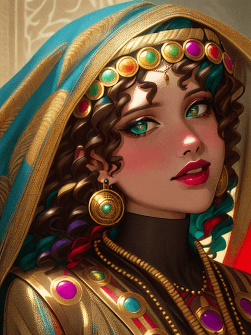 Grace and Strength The Beauty of African Women in Art - Algerian Goddess product image (4)
