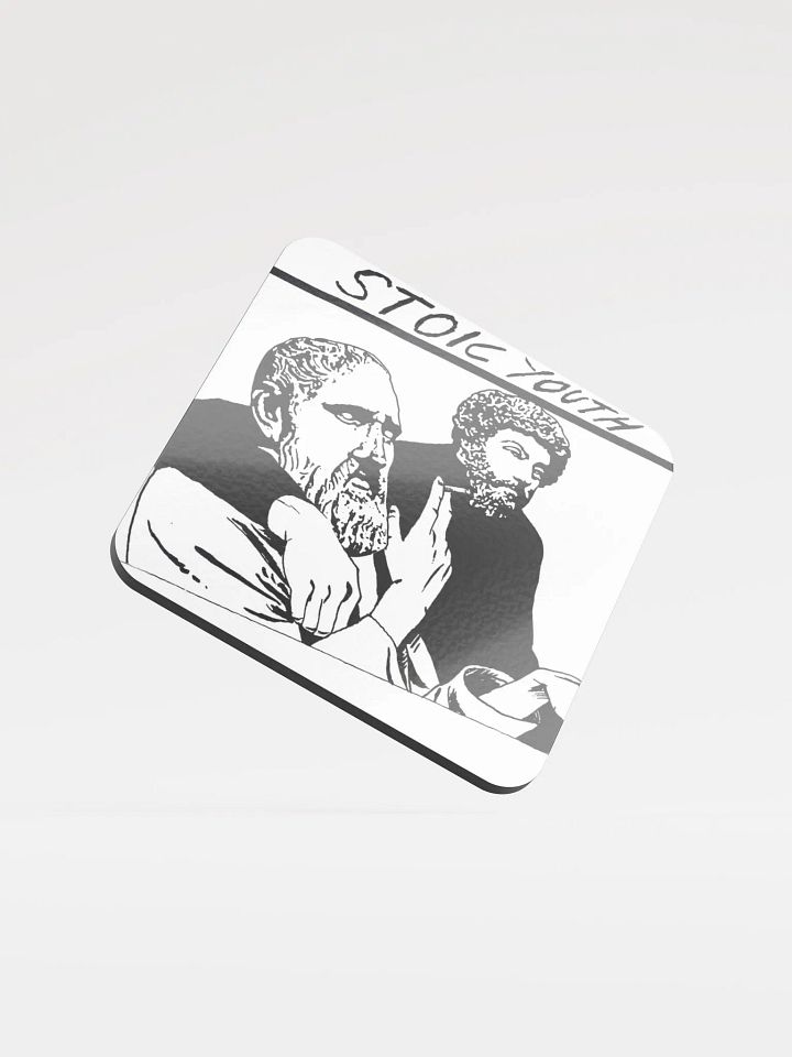 Stoic Youth Glossed Cork Coaster product image (1)