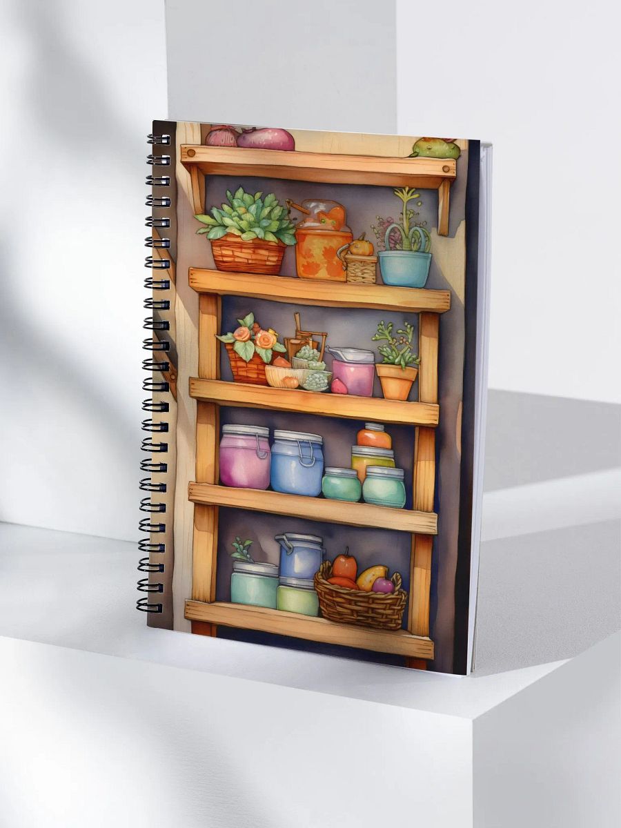 Wooden shelf Pantry Notebook product image (4)