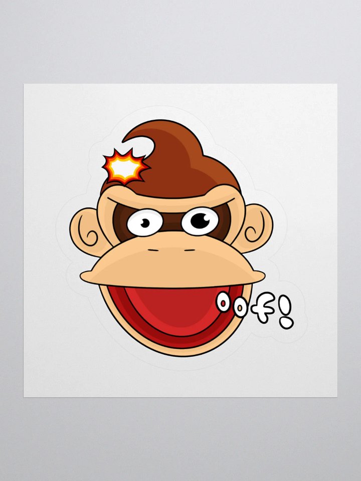 Donkey Kong OOF sticker product image (1)