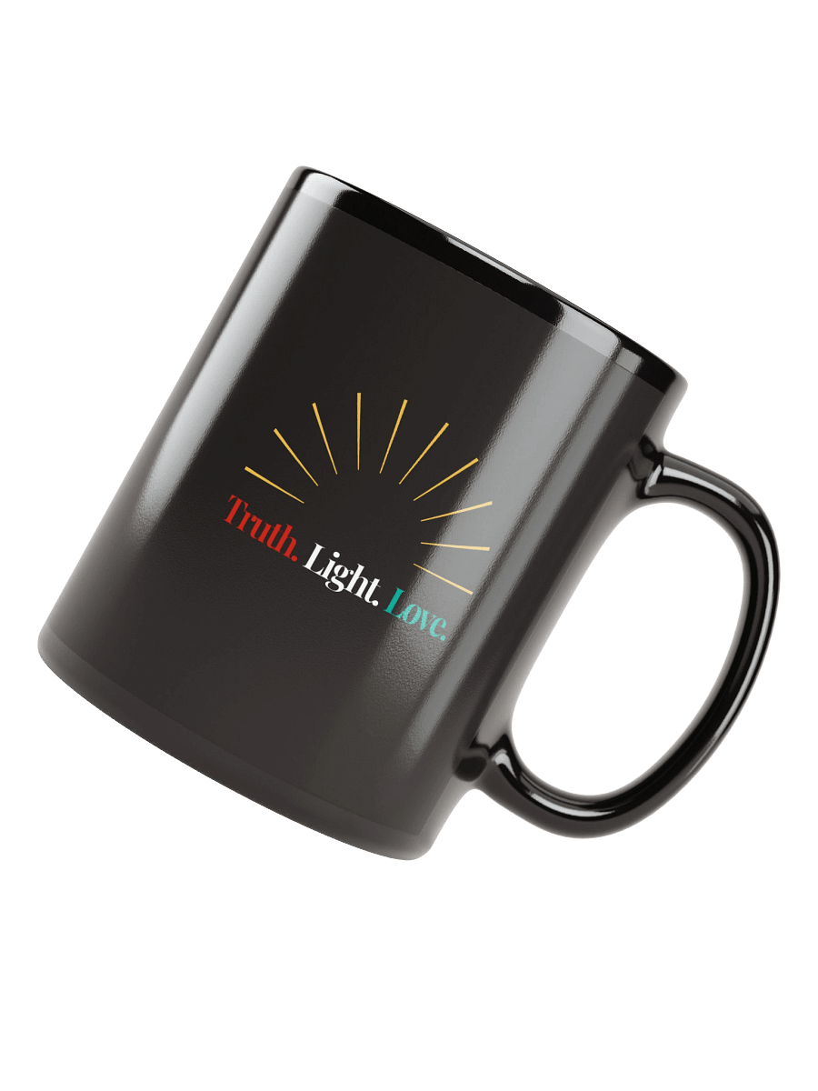Truth Light Love - Black Mug (Style 3) product image (4)