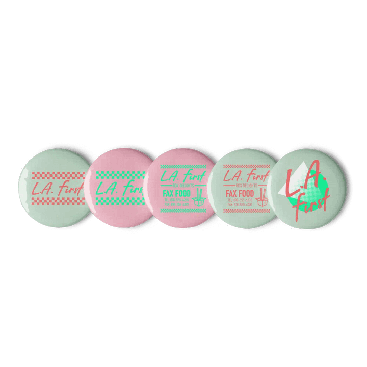 LA First Button Set product image (2)