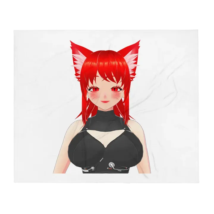 Foxy Red Throw Blanket product image (2)