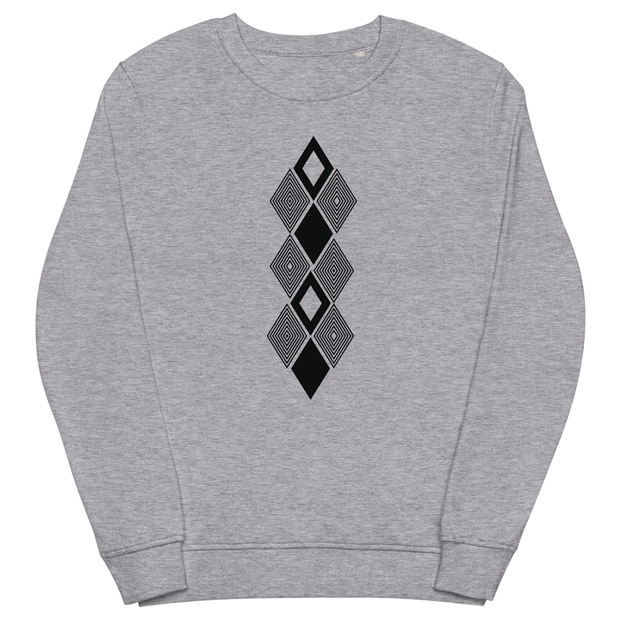 Black and white triangle design Unisex Sweatshirt product image (5)