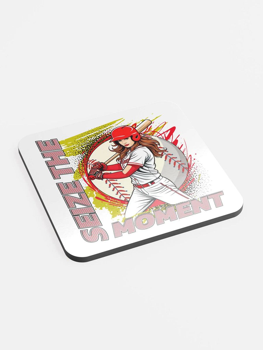 Seize the Moment Baseball Female Coaster product image (4)