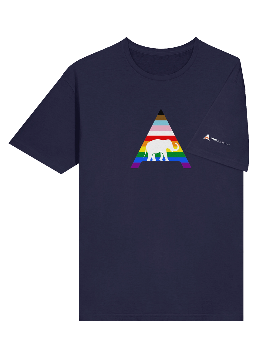 Rainbow ElePHPant Unisex T-Shirt product image (9)