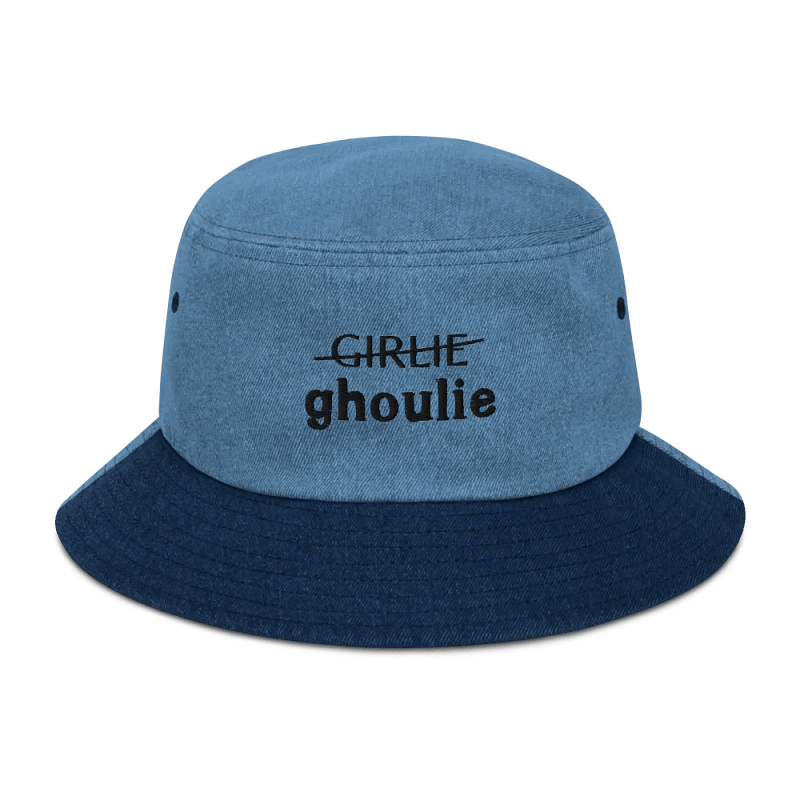 Ghoulie Denim Bucket Hat