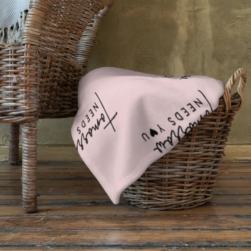 Tomorrow Needs You Blanket product image (11)
