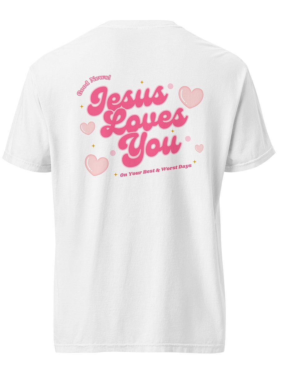 Jesus Loves You Comfy Christian Tee product image (2)