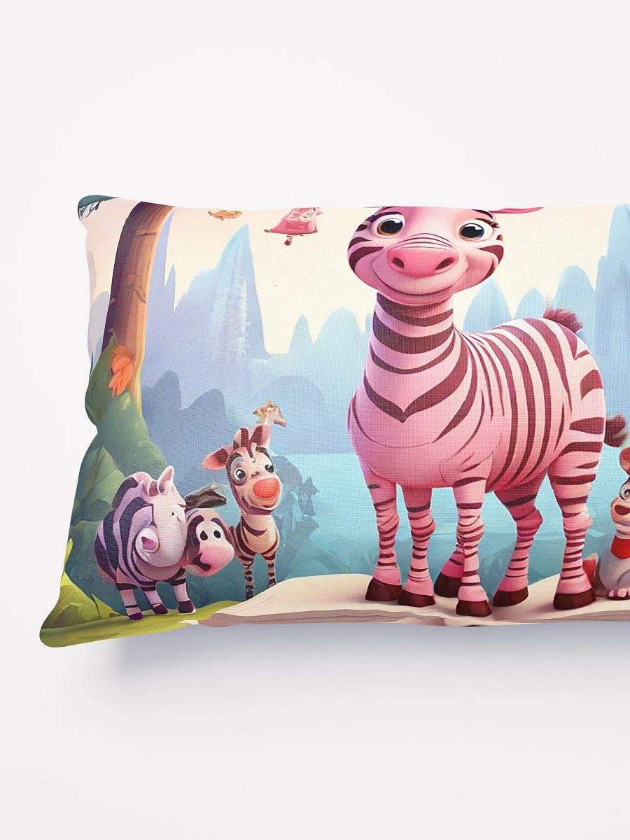 pink zebra with flower and book product image (8)