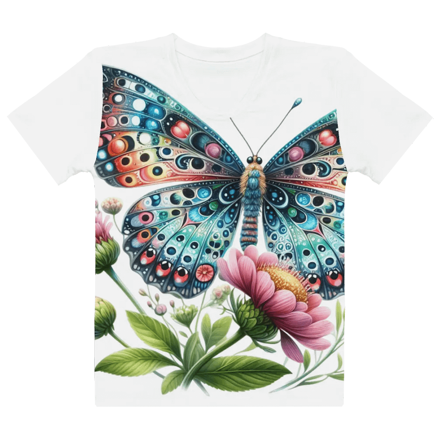 Whimsical Eyes Butterfly Women's T-Shirt product image (2)