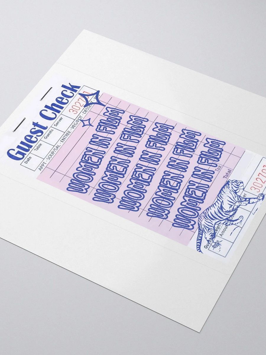 WIF GUEST CHECK Sticker product image (9)