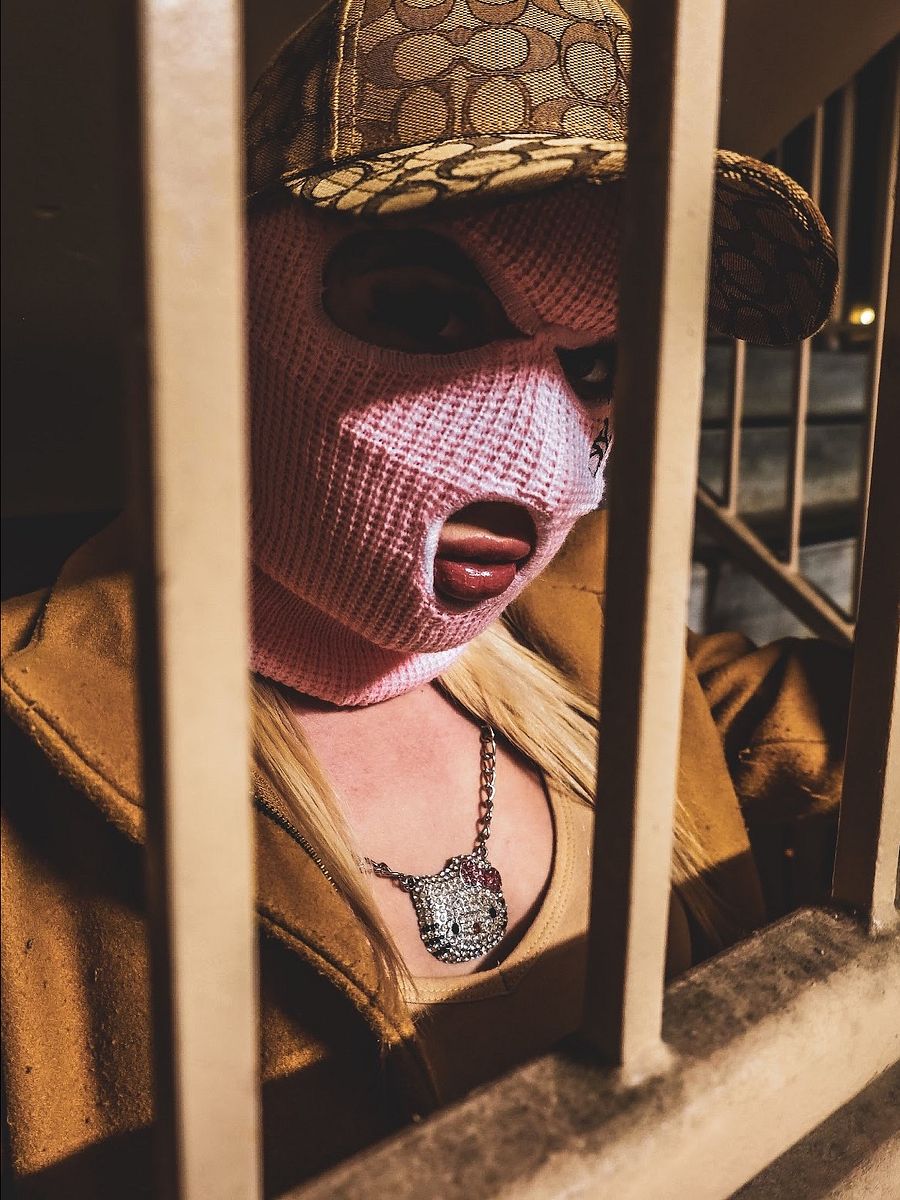 PINK LIL KITTEN SKI MASK product image (4)