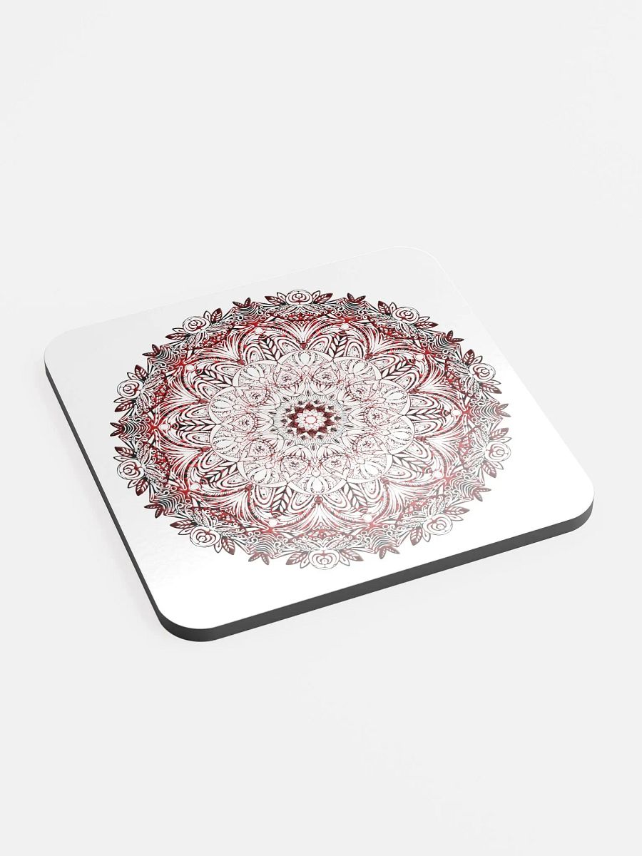Mandala Harmony Glossed Cork Coaster product image (2)