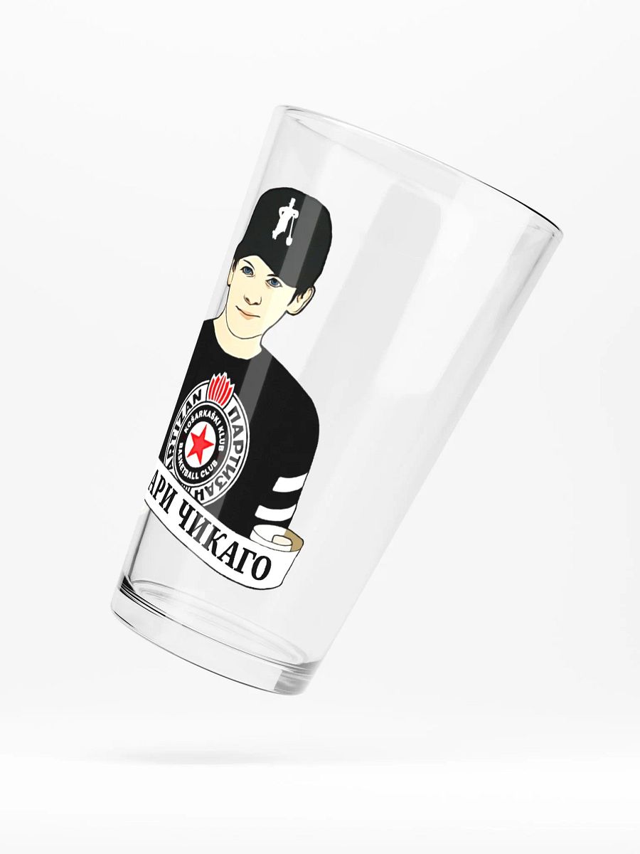 Grobari Čikago KK Partizan Shaker Pint Glass product image (5)