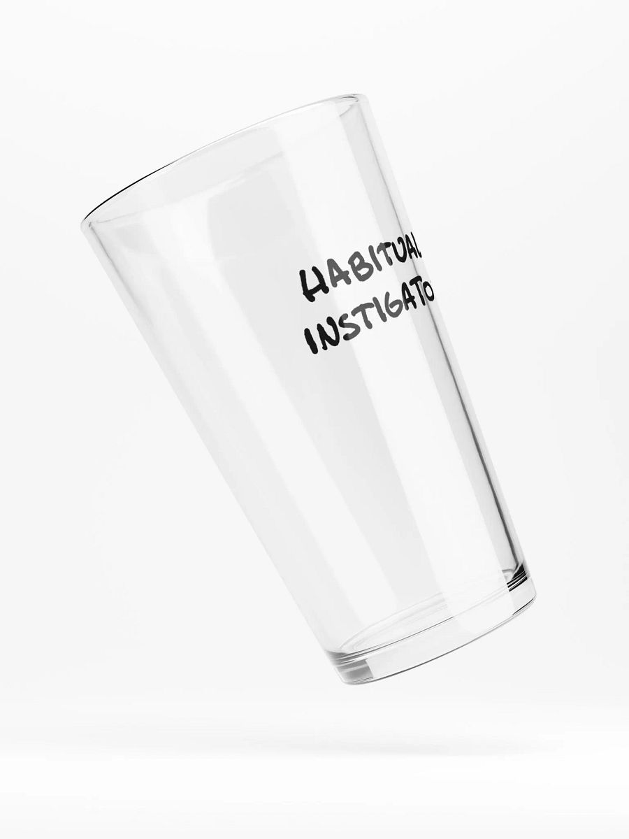 Habitual Instigator pint glass product image (4)