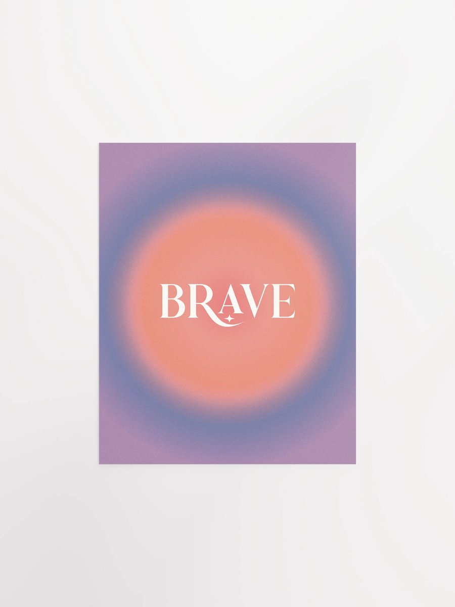 Brave Gradient Grain Poster product image (2)