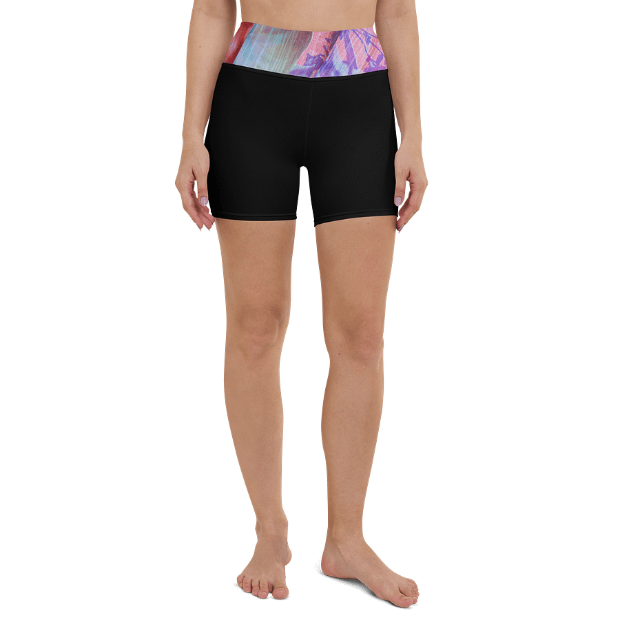 Paradise Breeze Black Flow Yoga Shorts product image (2)