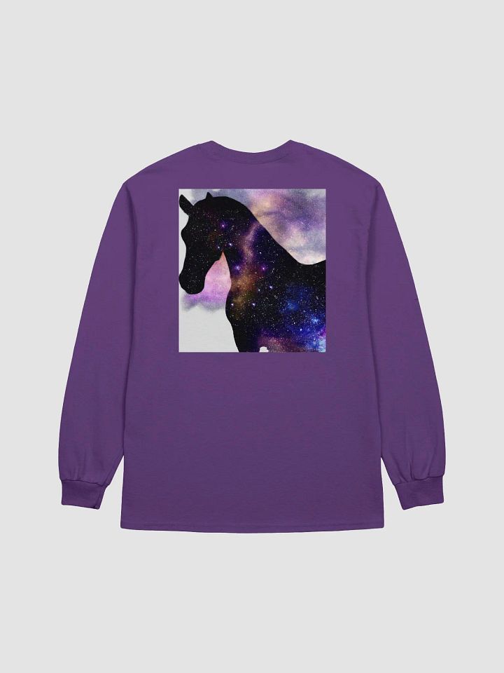 Infinity horse - Nebula horses long sleeved t shirt product image (2)