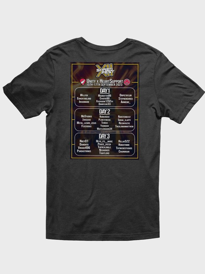 Shredfest 12 Lineup Tee product image (11)