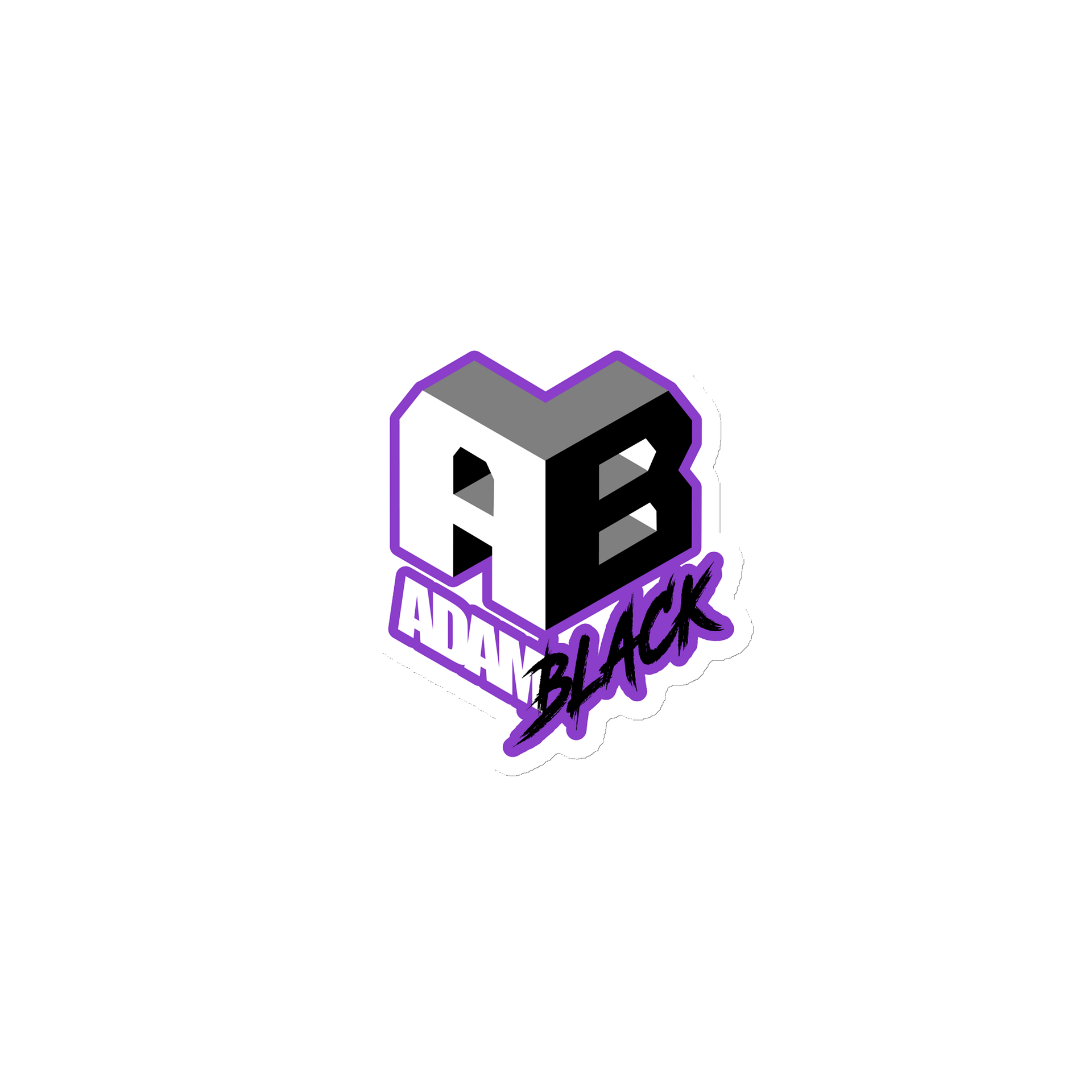 Block Logo Cutout Magnet product image (1)