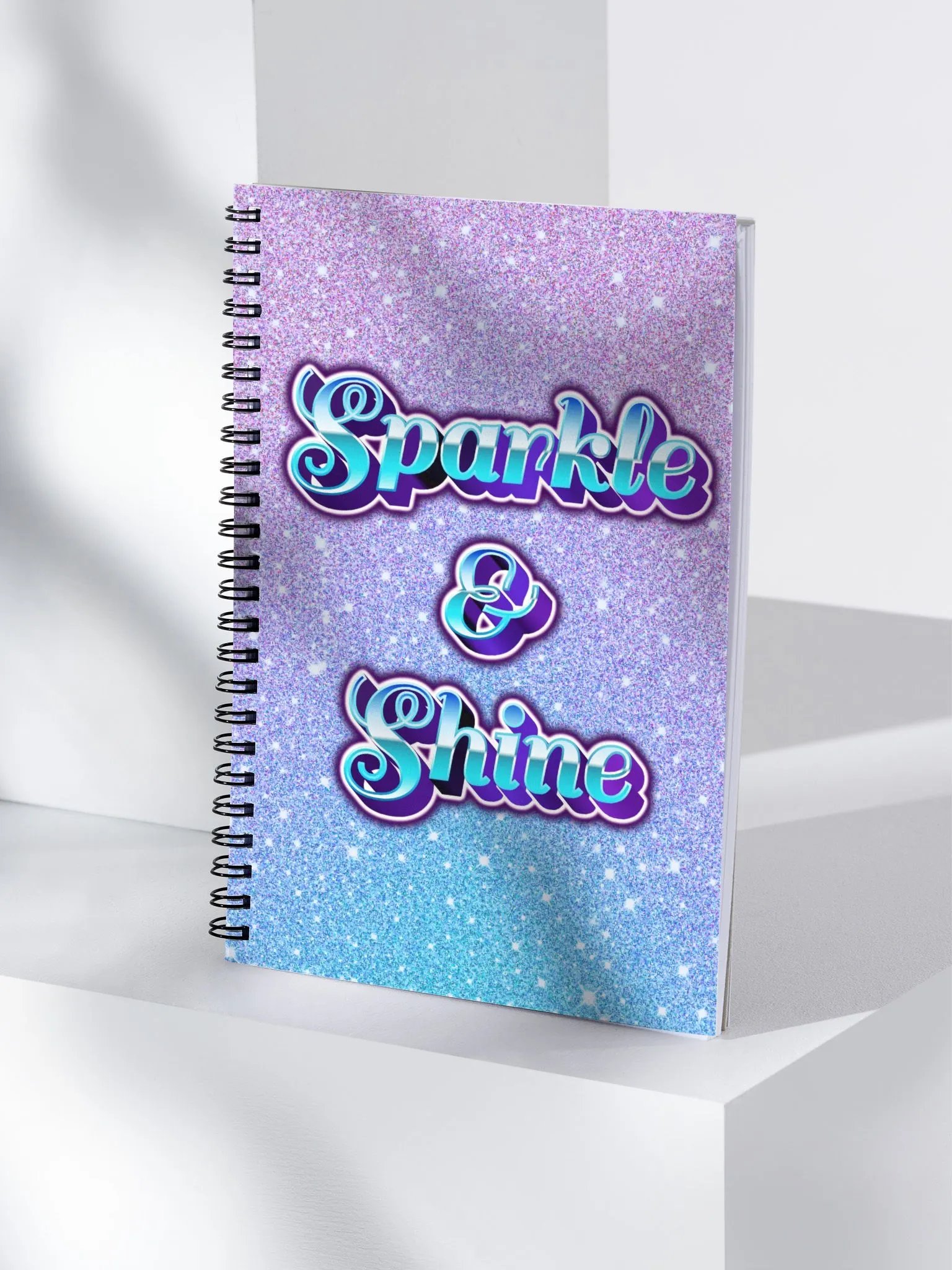 Sparkle & Shine Spiral Notebook Journal product image (4)