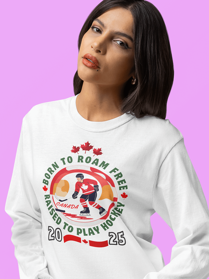 Born to Roam Free Hockey Sweatshirt product image (19)