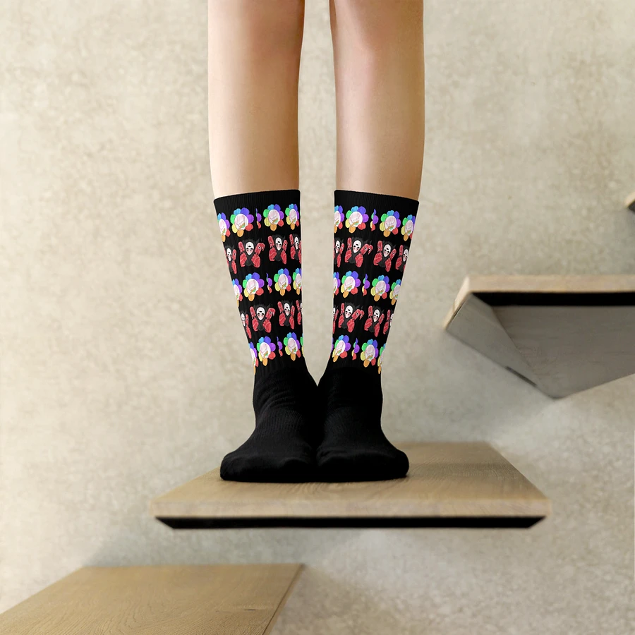 Black Flower and Visceral Socks product image (14)