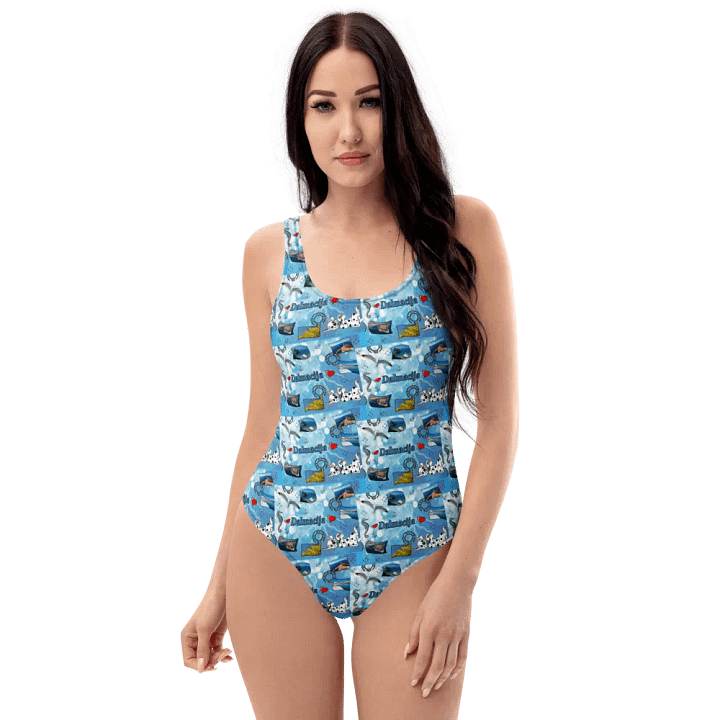 Sea design Dalmacija summer - (photoshop by Dina R.) - One-Piece Swimsuit product image (1)