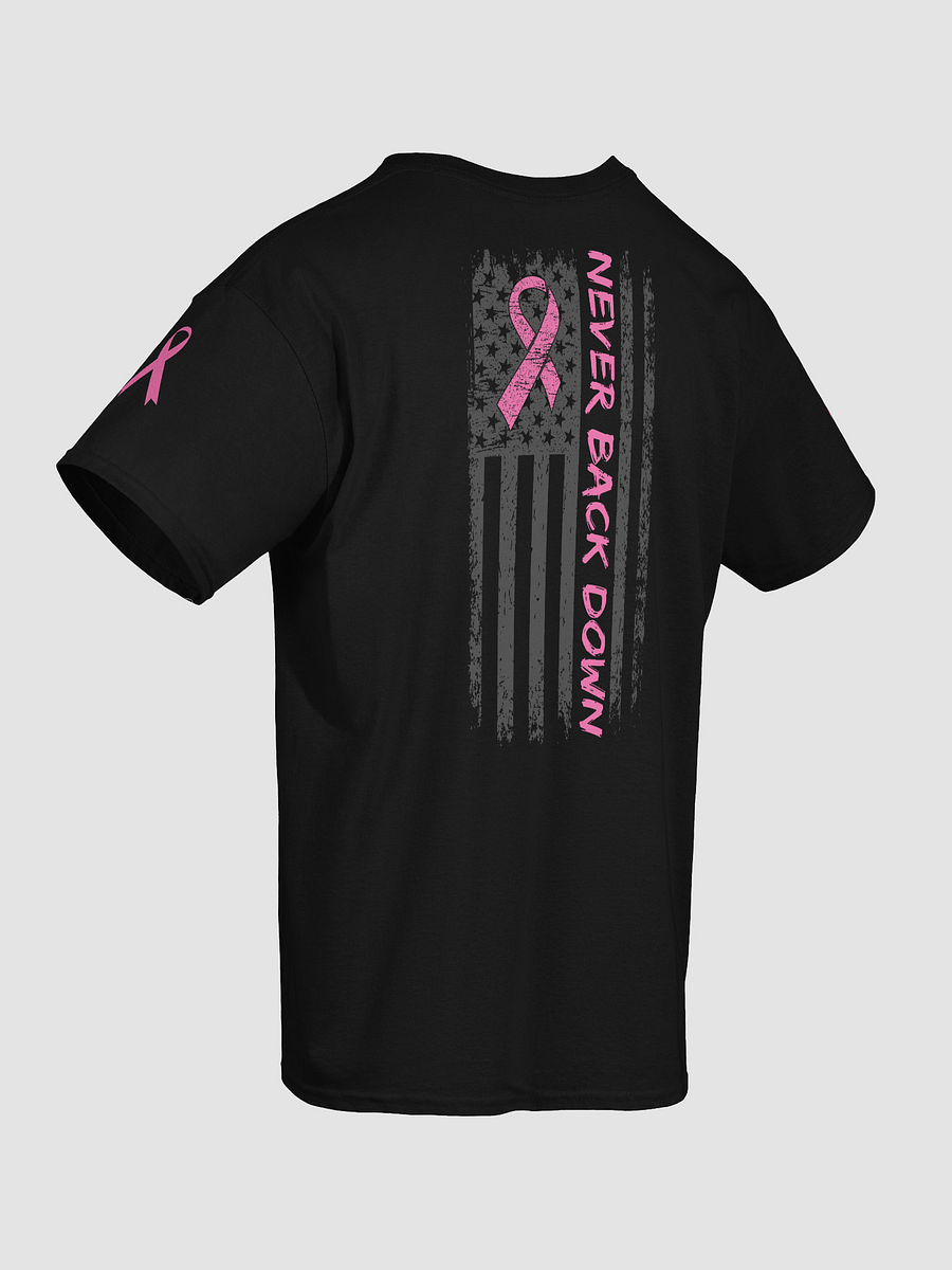 Never Back Down Breast Cancer Awareness T-Shirt product image (28)