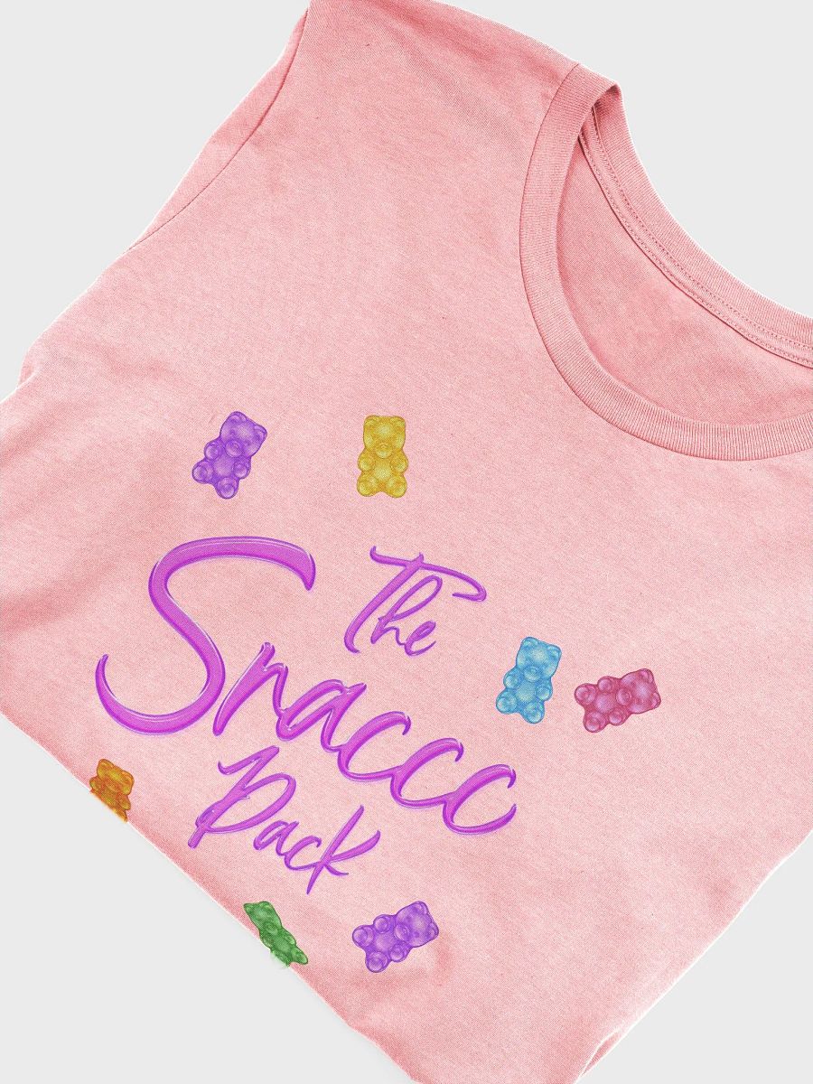 The Snaccc Pack Gummy Bear Pink Icing Super Soft Shirt product image (3)