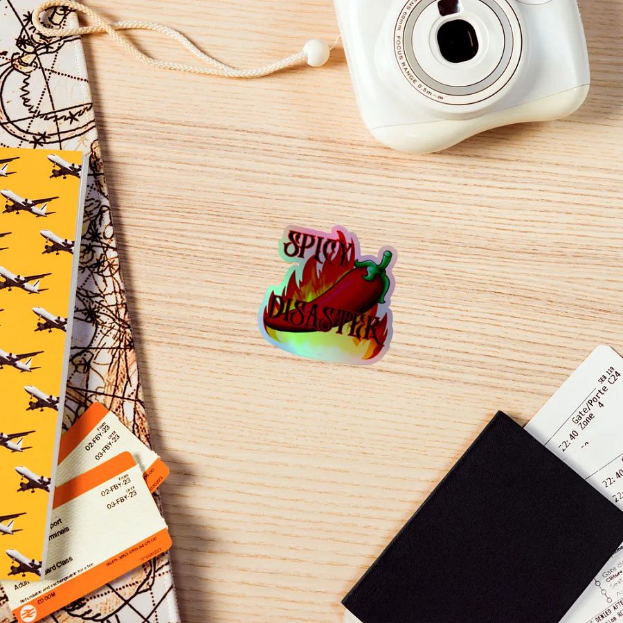 spicy disaster sticker product image (5)