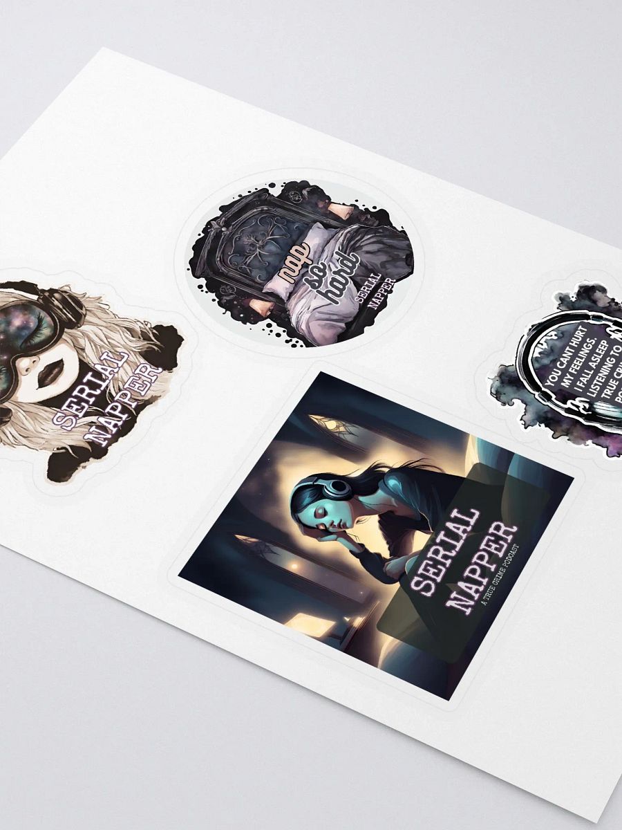 Serial Napper Sticker Sheet product image (2)