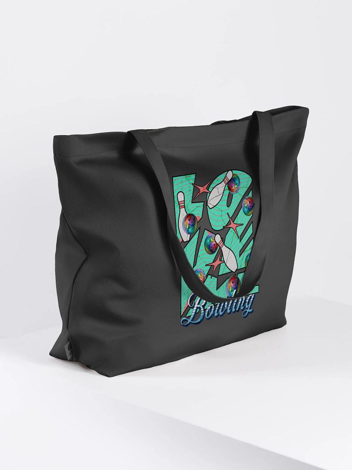 Love Me Bowling Retro Tote Bag product image (1)