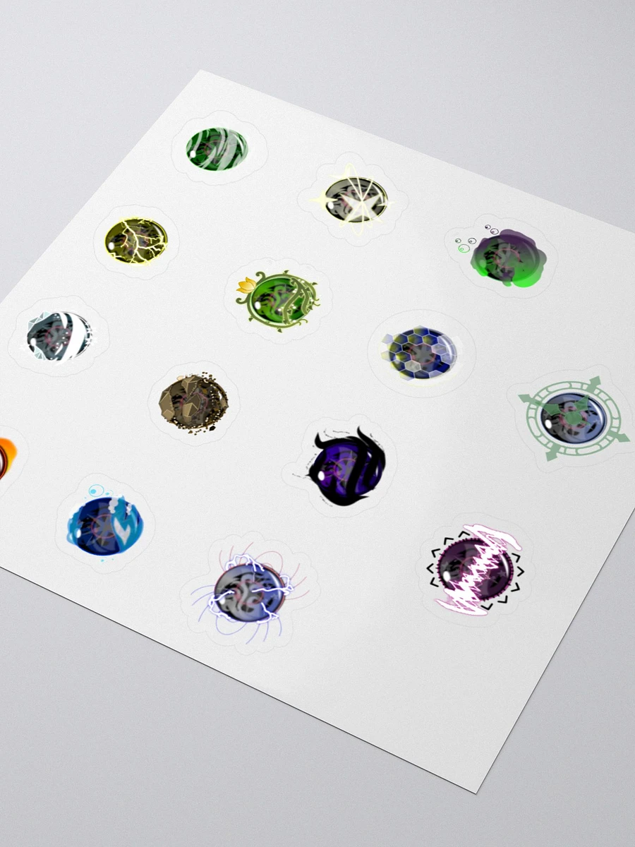 Kingdom Hearts Spell Materia Sticker Sheet product image (7)