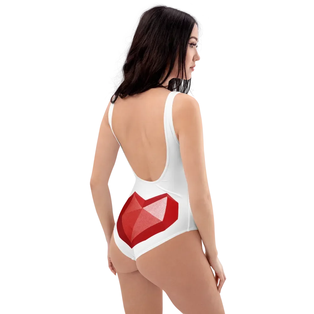 Crystal Heart All-Over Swimsuit product image (10)
