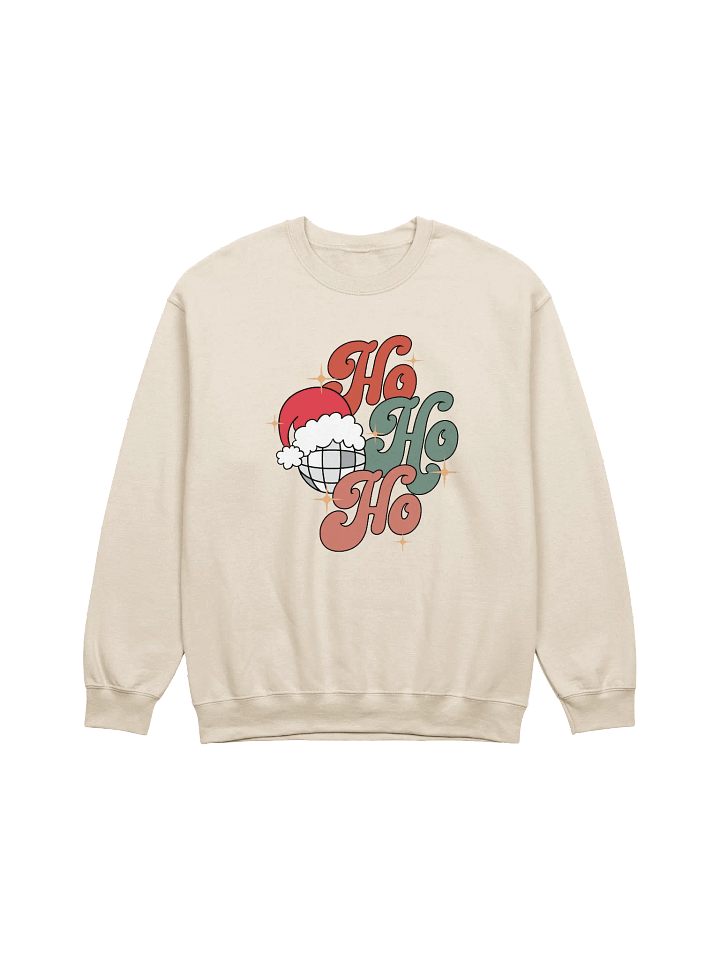 [Ho Ho Ho Disco Santa] Holiday Crewneck Sweatshirt product image (2)