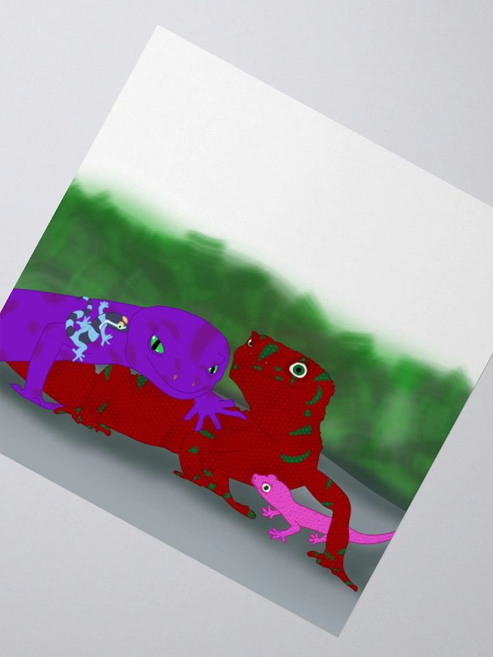 Gecko Family Sticker product image (2)