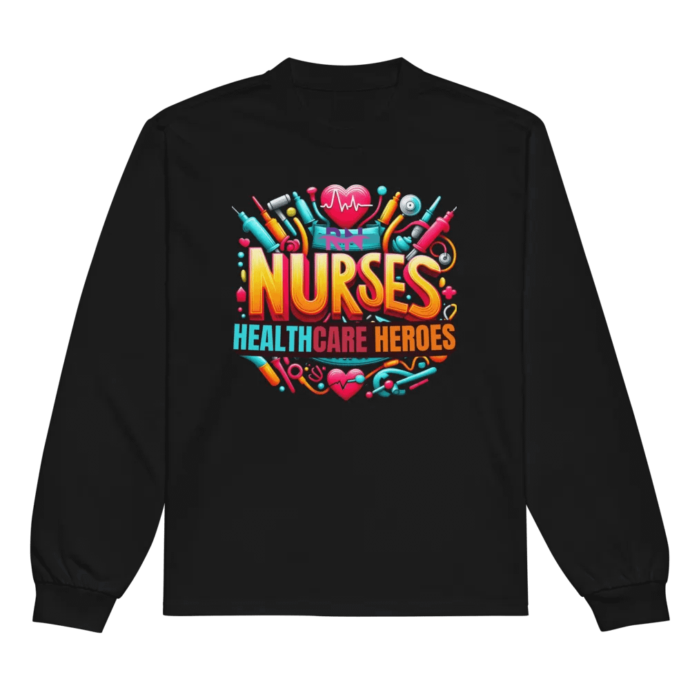 Nurse Appreciation Graphic Long Sleeve Shirt product image (7)