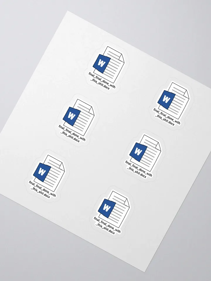 Final Name Sticker (MEDIUM Sheet) product image (2)