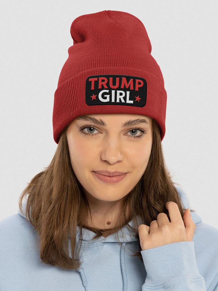 Cuffed Beanie: Trump Girl product image (2)