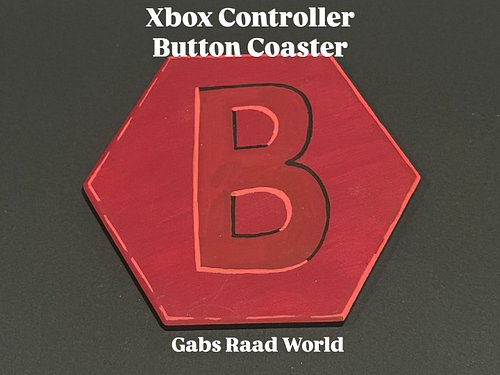 ‘B’ the Xbox Controller Button 🎮❤️ 
2:4 Original Coaster Set 

DM if you’re interested in custom artwork 🎨🙃

#xbox #xboxart #...