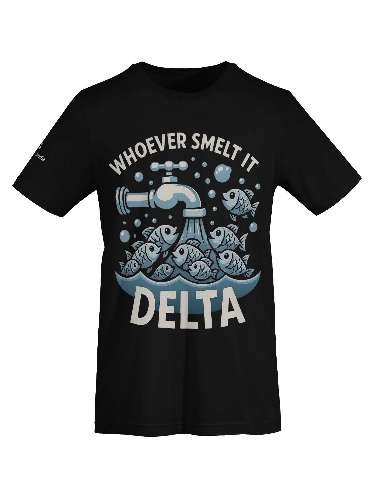 Whoever Smelt It Delta Tee - Black Only product image (6)