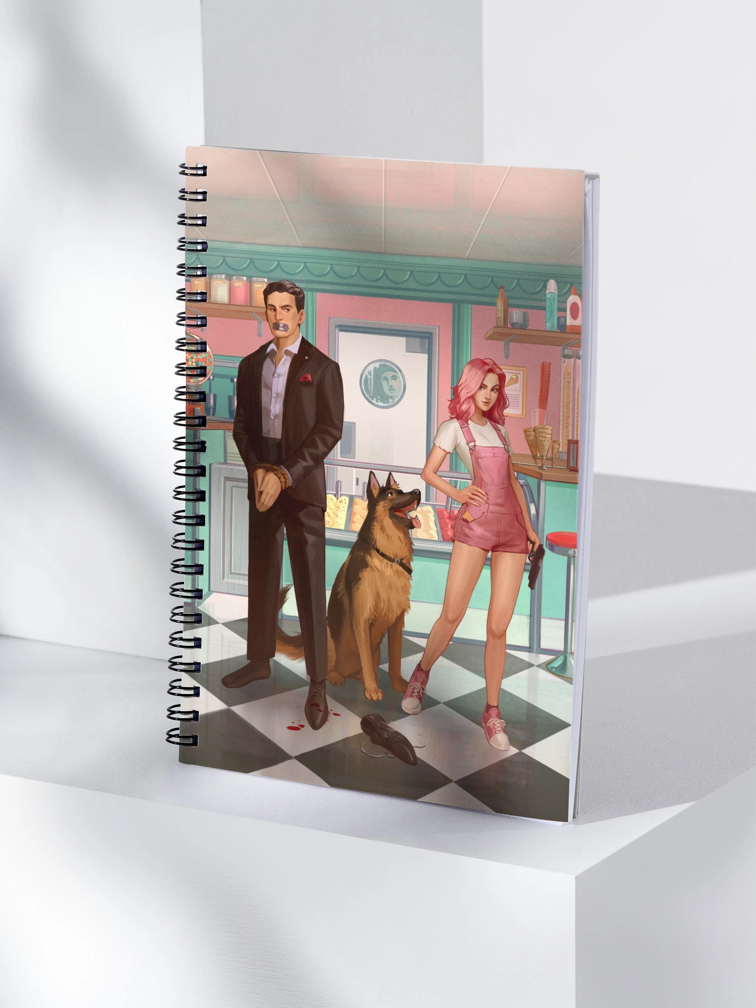 Hot for Hostage Spiral Notebook product image (4)