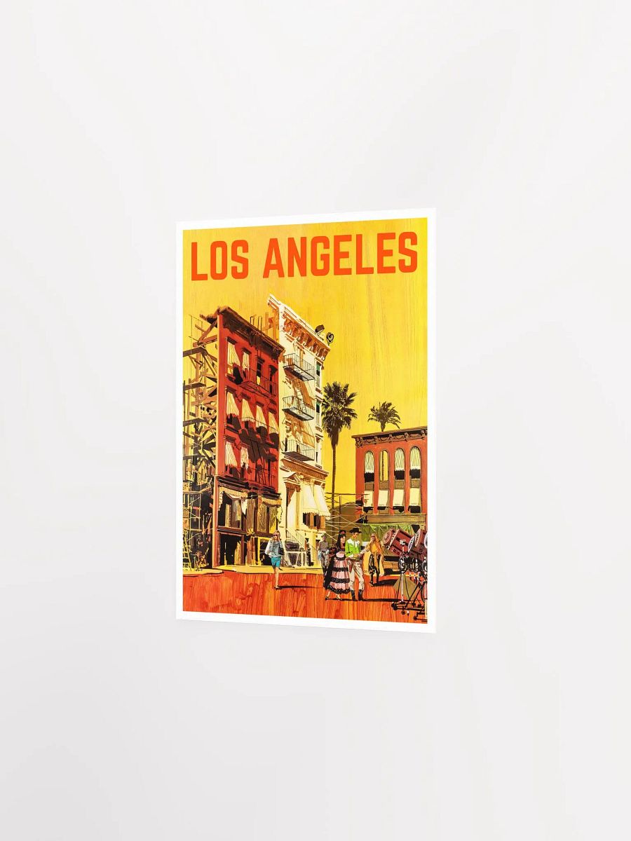 Los Angeles, USA, Hollywood, 1960s — retro vintage travel poster, retro travel art, retro travel wall art product image (7)