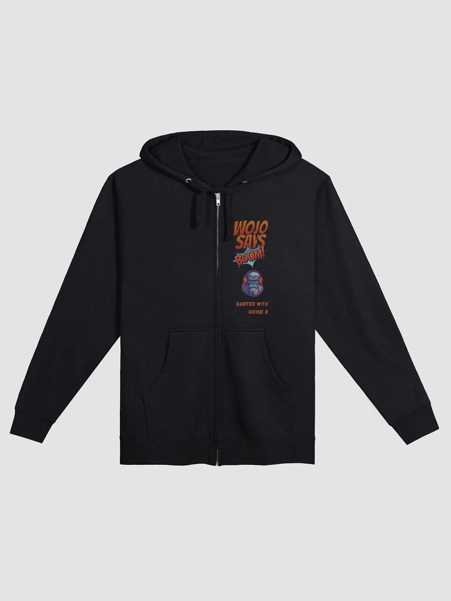 WOJO Says BOOM Zippered Hoodie product image (1)