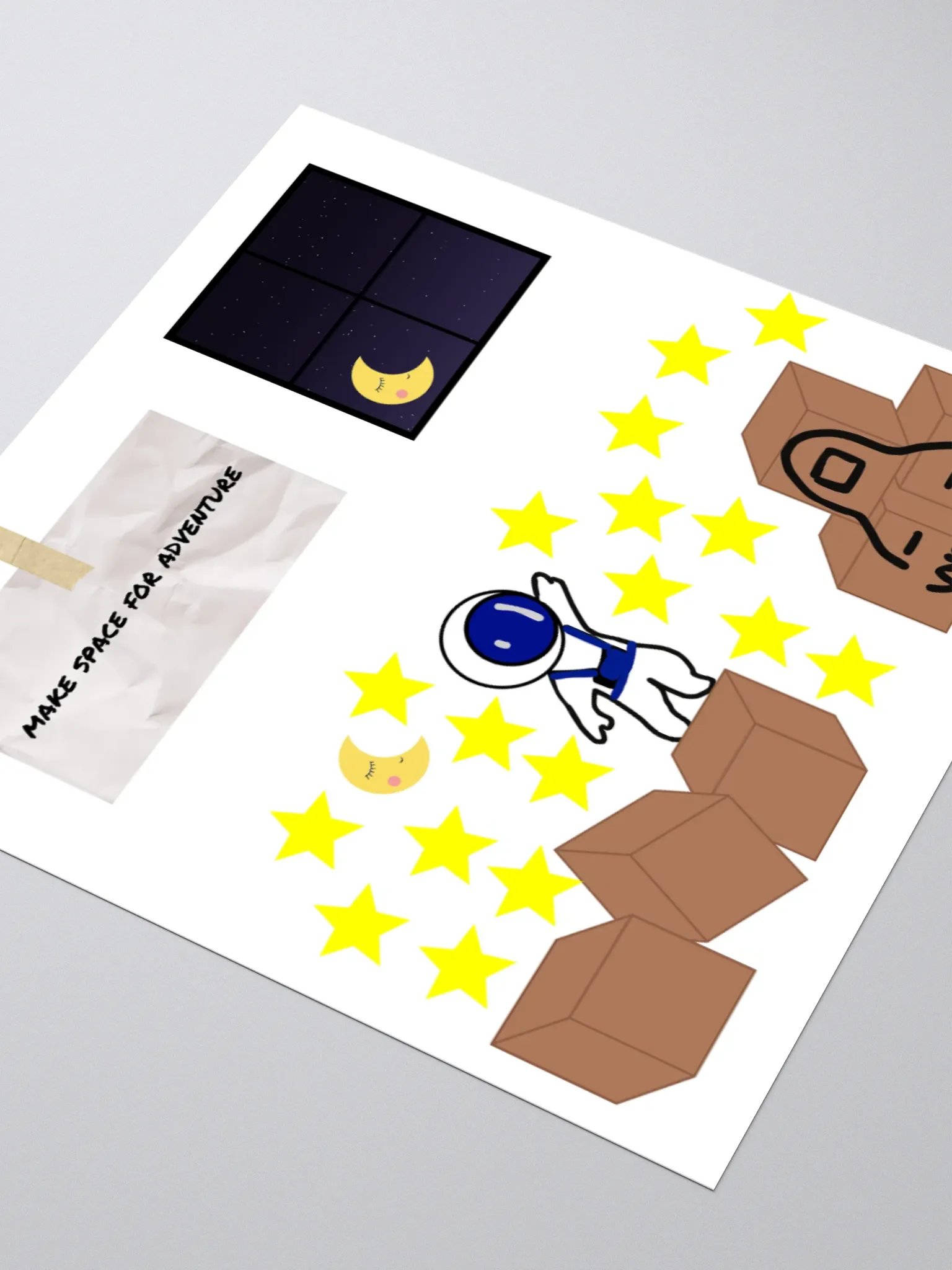 Make Space For Adventure Stickers product image (3)