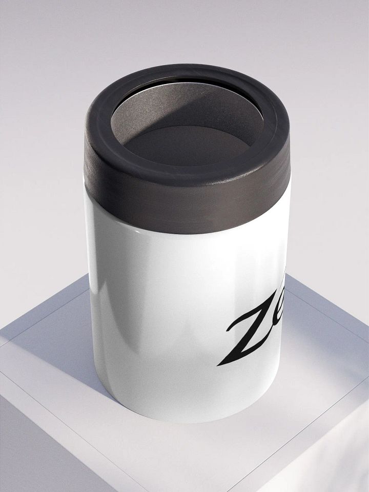 White Zenith Stainless Steel Koozie product image (2)