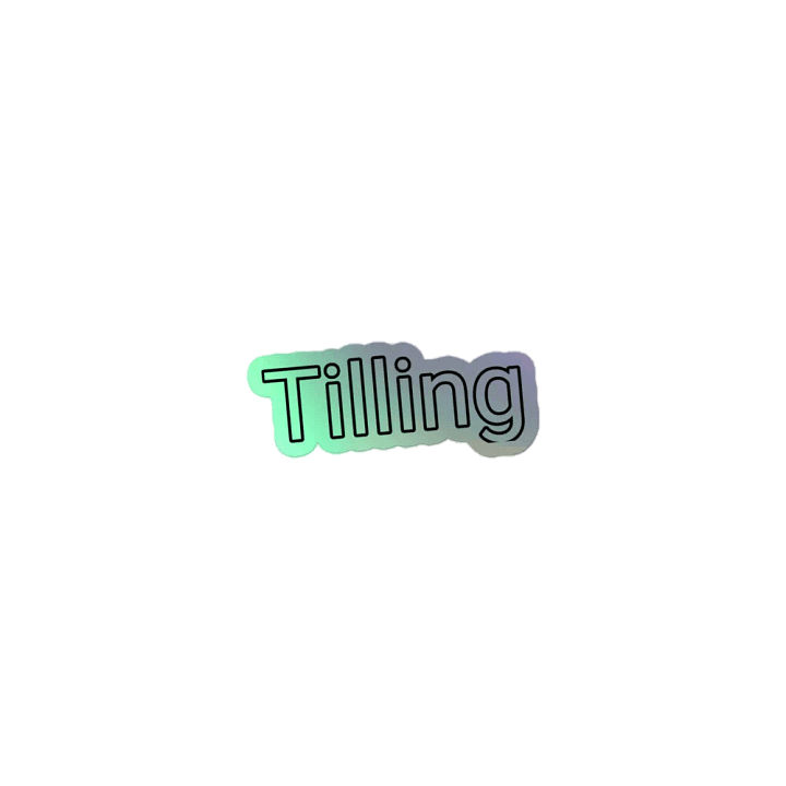 Foil Tilling Sticker product image (1)