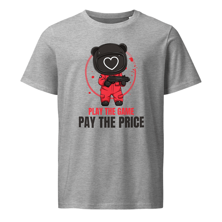 Red Jumpsuit Play To Win Korean Squid Player Game 001 456 067 Korean Thriller Movies T-Shirt product image (1)
